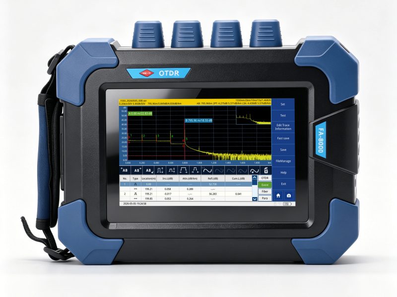 VAEYI FA8000 OTDR - Professional Optical Time Domain Reflectometer